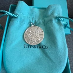 Authentic Tiffany & Co silver Love Bug Coin charm